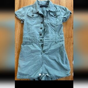 Lioness Light Blue Denim Romper